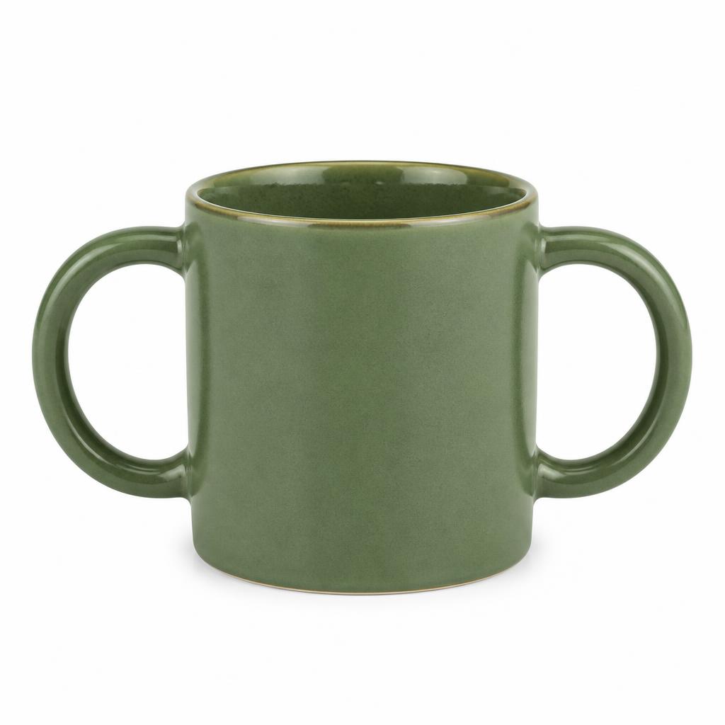 Dual-Handle Steady-Grip Mug