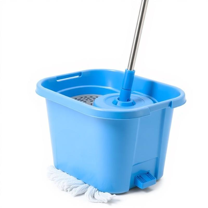 Self-Wringing Spin Mop