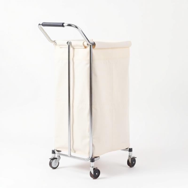 Rolling Laundry Cart with Handle