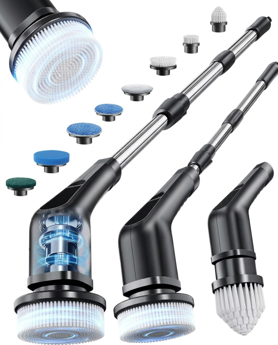 Cordless Electric Spin Scrubber