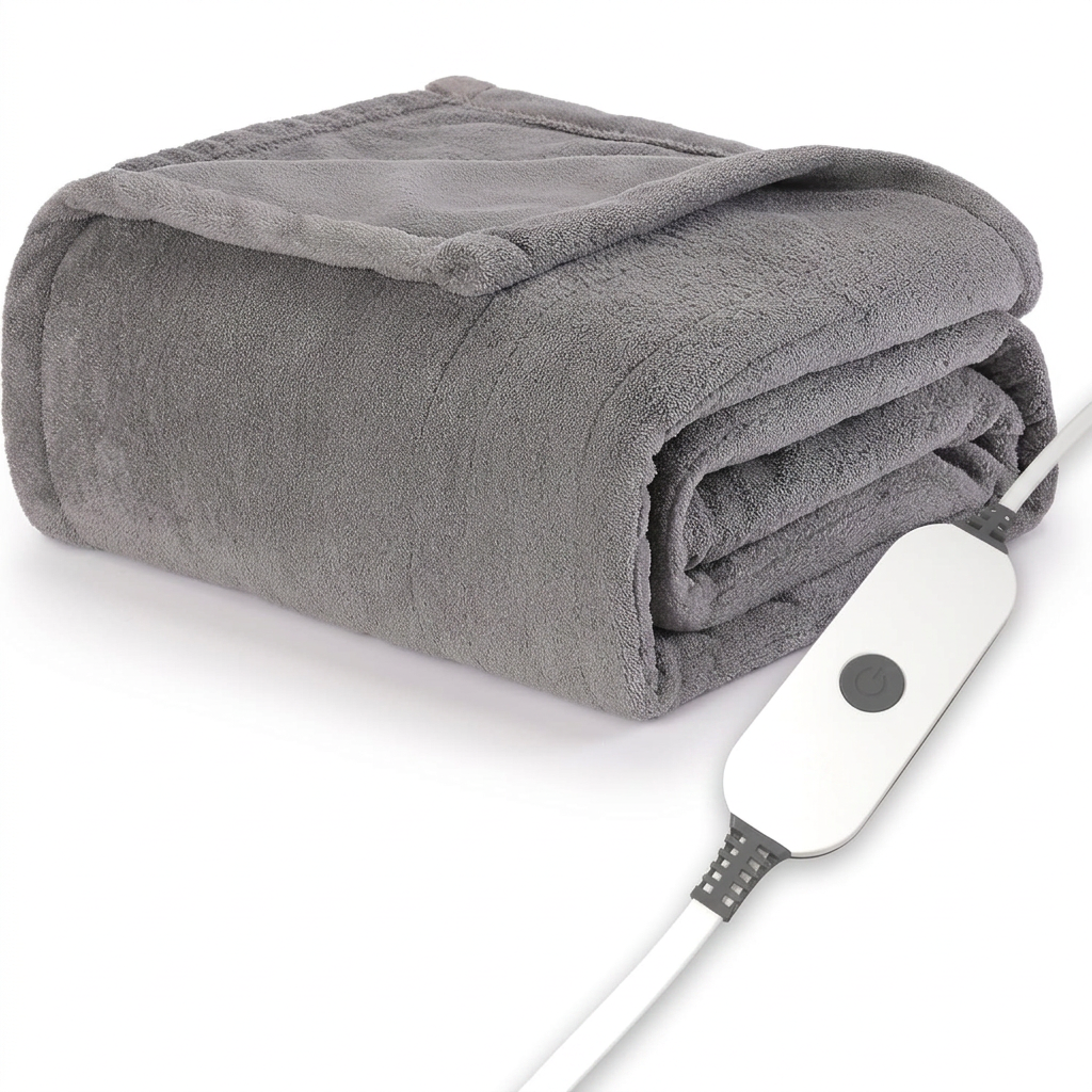 Heated Throw Blanket with Auto-Off