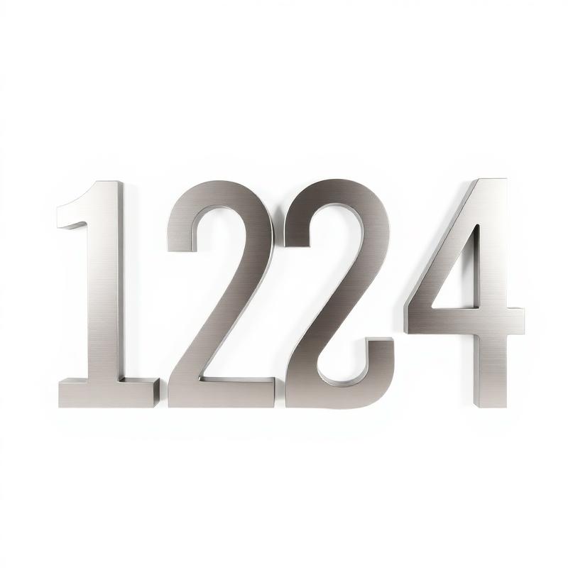Large Reflective House Numbers