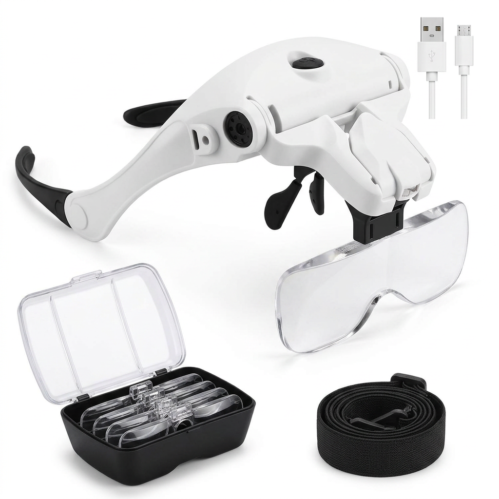 Hands-Free Neck Magnifier Glasses