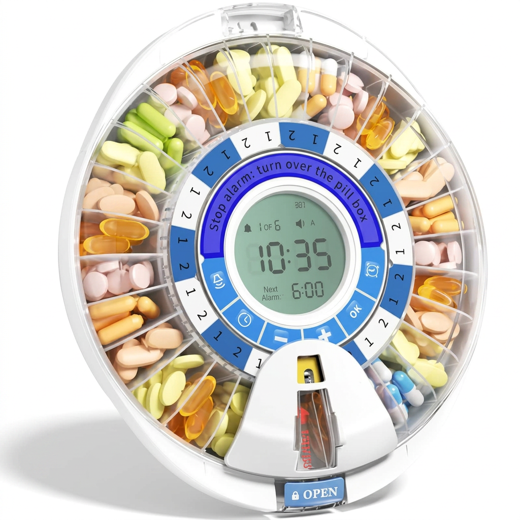 Automatic Pill Dispenser with Alarm